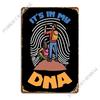 Hiker Hiking Dna Metal Sign Wall Decor Club Bar Retro Tin Sign Poster