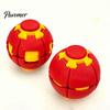 Sensory Decompression Tool 3D Printed Press Ball Toy, Stress Anxiety Relief Fidget Spinner for Kids Toy Adults, Push And Spin Desk Home Office