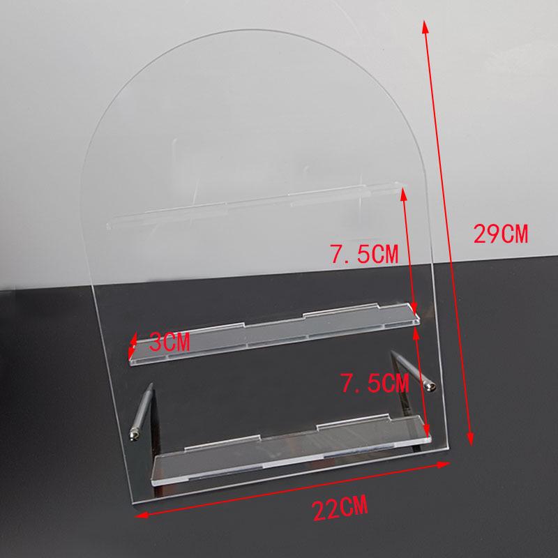 Vielseitiger Acryl- und Glas-Desserttisch-Präsentationsständer für den Innen- und Außenbereich