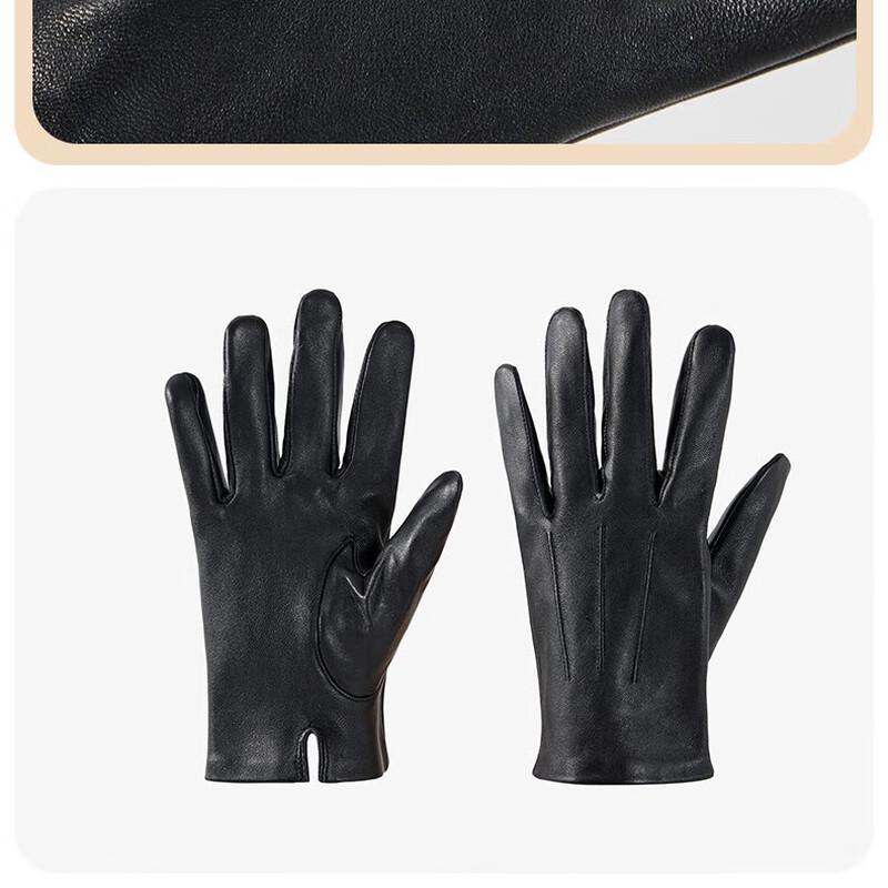 

Мужские теплые перчатки из натуральной кожи Hengyuanxiang One Size