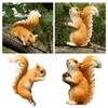 Zewnętrzne Statuetki Wiewiórek Nowość Dekoracyjne Abstrakcyjne Rękodzieło Rzeźba Wiewiórki Ogrodowej do Parku Bajkowego Ogrodu Tarasu Podwórka Trawnika