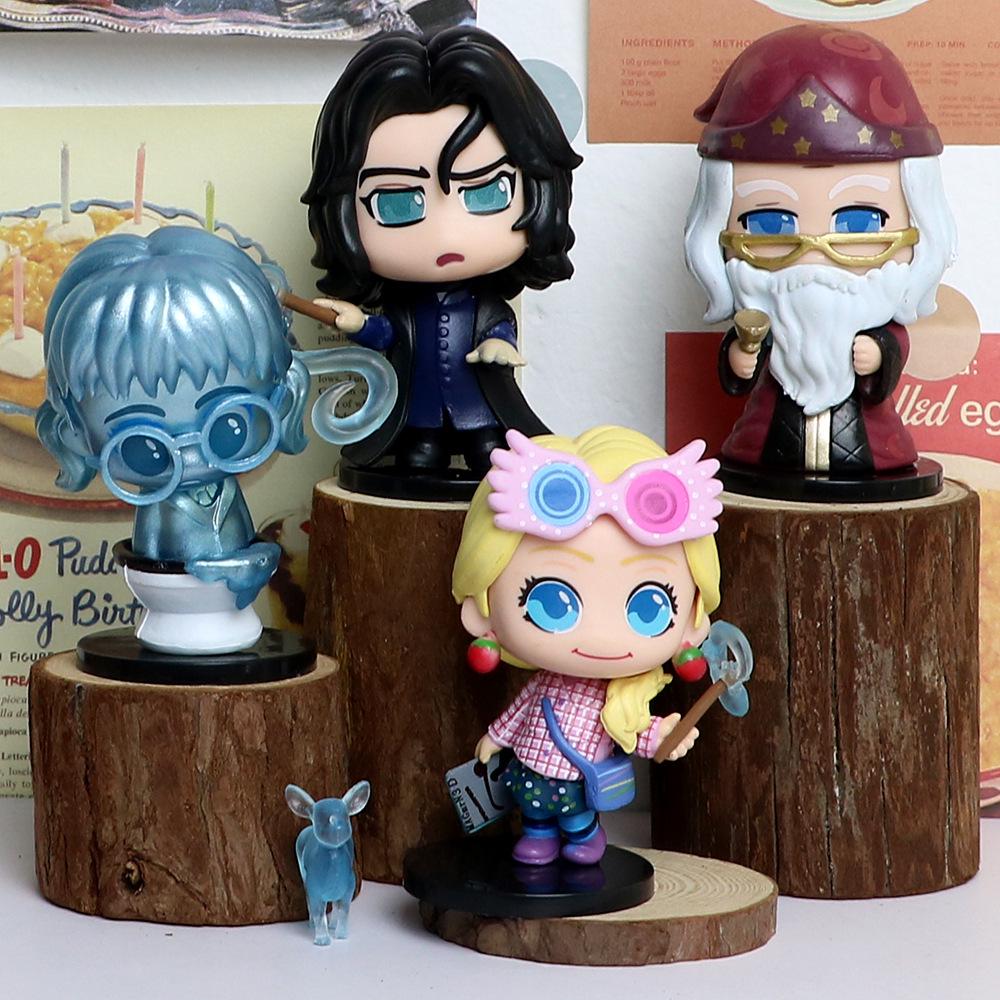 Harry Potter Figurines: 6 Styles of Harry, Hermione, and Ron for Car or Cake Decoration (Blind Box)