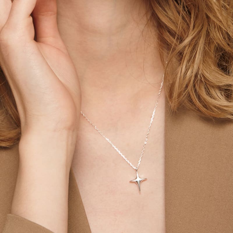 Murmur [925silver]Twinkle Starburst Necklace