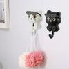 Crochet Créatif Mignon Chat Crochets Organisation Maison Organisation Créative Décoration Amusante Tient Solidement Pour Chapeaux Crochets Adorables Pour Serviettes