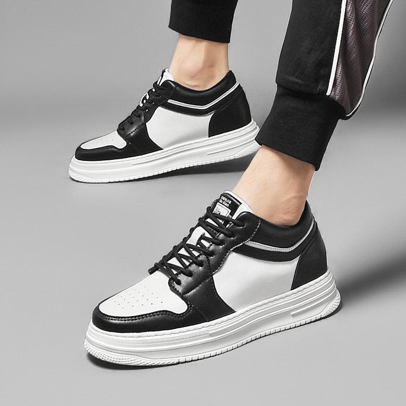 Man Sneakers  Men Elevator Height Increase Insole 6cm  Sports Plus Size 36-43