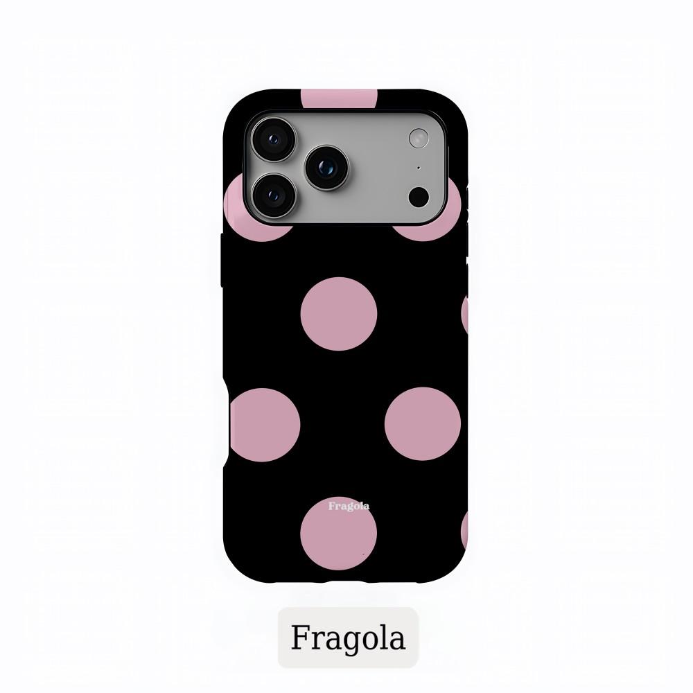 

Luxury Polka Dots Phone Case for Samsung Galaxy S20 S23 S24 S25 FE Plus Ultra 4G 5G Double-layer Back Cover Samsung S23 5G