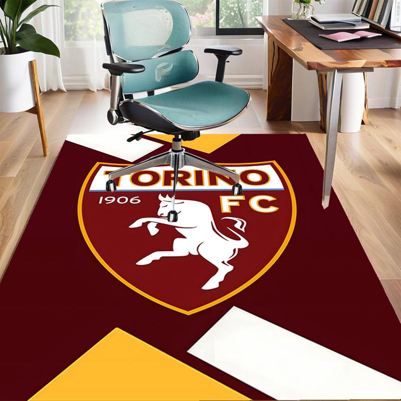 1pc Football Team Design Area Rug - Non-Slip, Soft & Cozy Floor Mat for Living Room, Bedroom, Office - Indoor/Outdoor Decorative Carpet