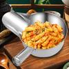 Kitchen Scooper For Food Fried Food Serving Scoop Stainless Steel Stirring Cooking Meal Preparation Tool With Duckbill Spout For