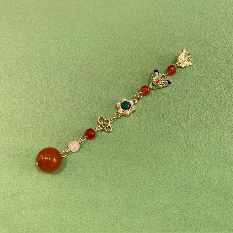 Chinese Fad Cheongsam Lappet Pendant New Chinese Original Retro Style Corsage Ornaments Han Dynasty Tassel Brooch Ornament Accessories