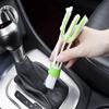 Double Ended Mini Dust Blind Cleaner, Car Vent Window Blind Detail Brush, Keyboard Cleaner, Hand Held Magic Brush Blind Duster