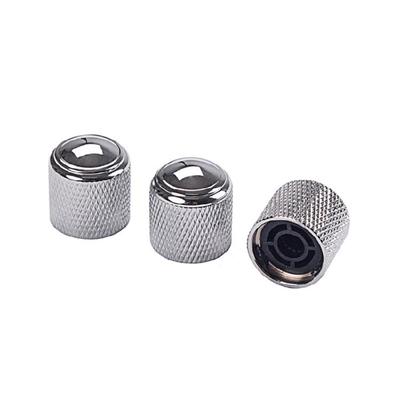 Chromes Plated Guitar Volumes Tone Knobs Metal Construction Upgraded Knobs Universal Electric Guitar Accessories