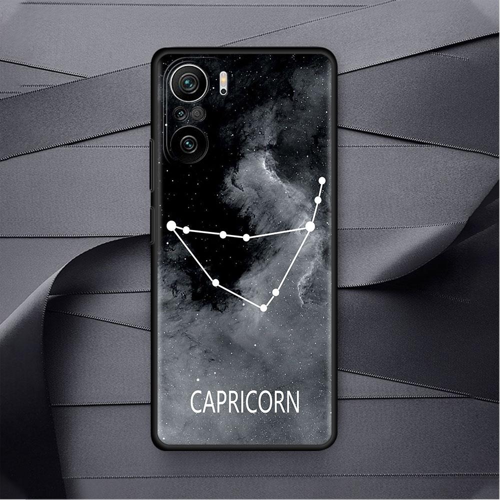 Case For Xiaomi Redmi Note 11 9S 10 9 8 7 9A 9C 9i K40 8T 10C 9T K50 Silicone Phone Shell Twelve Constellations