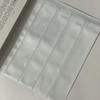 Zippered 4-Compartment PVC Notions Bag - White