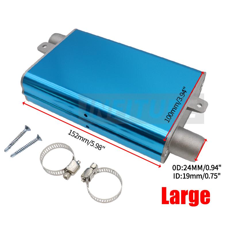 24mm Muffler Air Parking Heater Exhaust Pipe Aluminum Alloy Small Medium Large For Car Truck Camper VAN