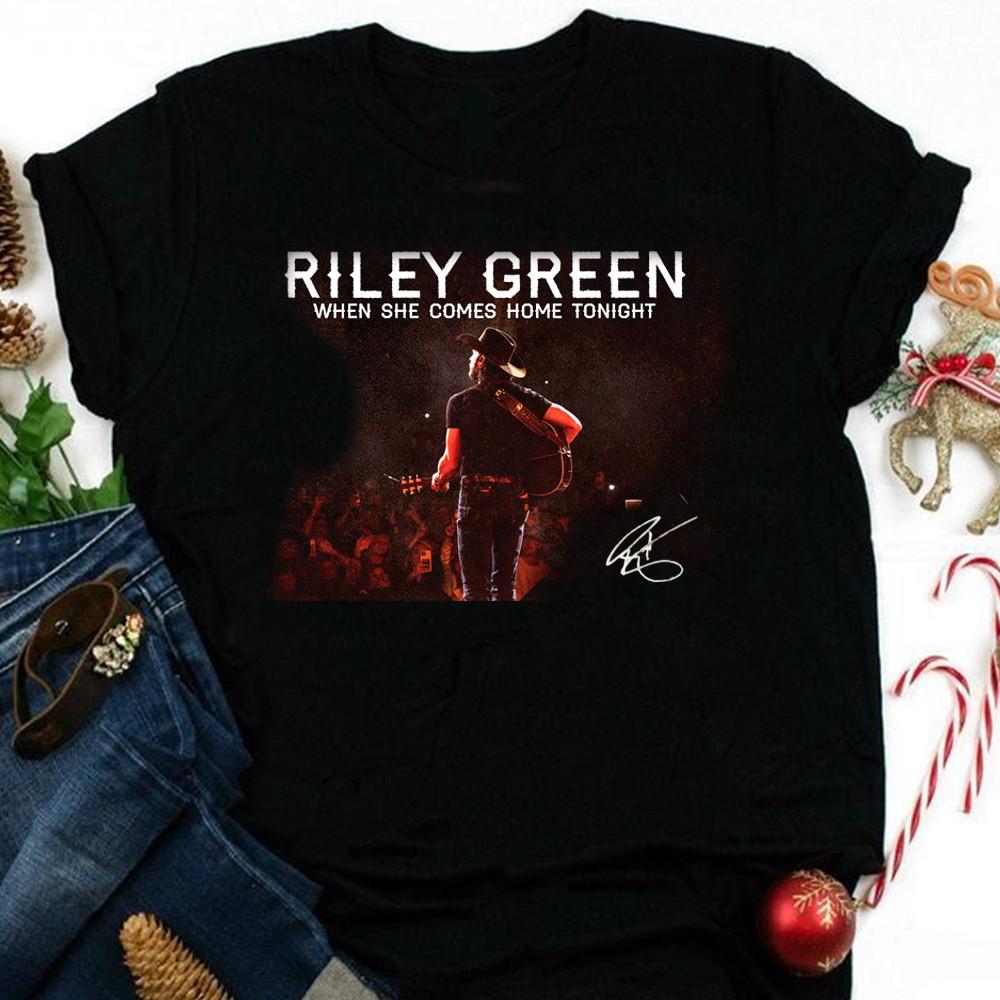 Riley GreenWhen She Comes Home Tonight Short sleeve Shirt Unisex T-Shirt XXXXL