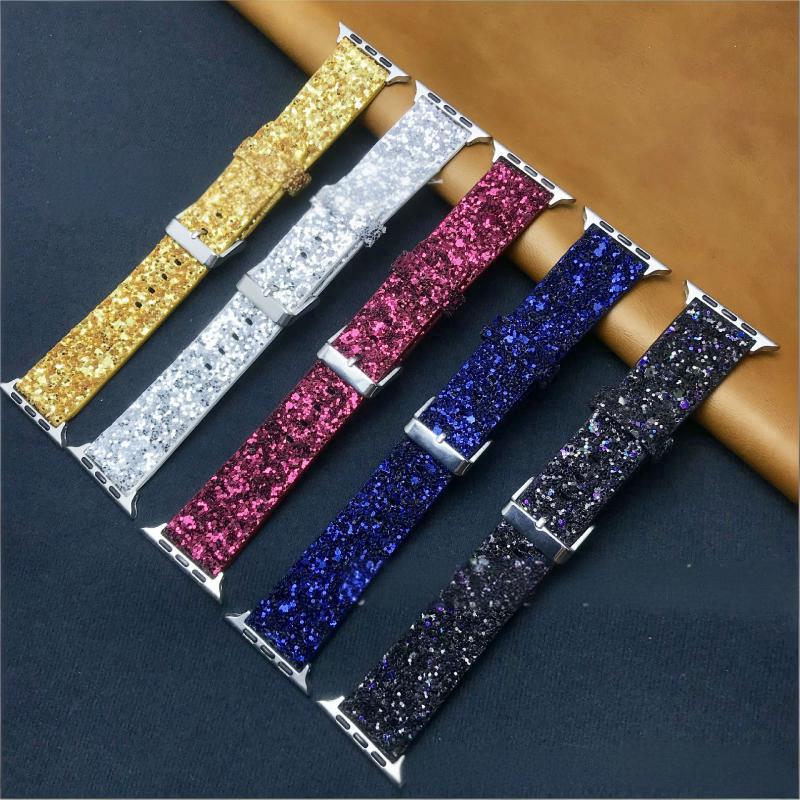 With Strap Fashion Glitter Leather Design Suitable For Daily Gift