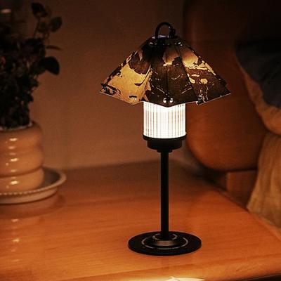 Outdoor Umbrella Lampshade Lightweight Waterproof Foldable Kraft Paper Camping Light Shade Hanging Lantern Cover Decoration Lamp Accessories