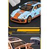 1/24 Porsche Panamera GULF Supercar Alloy Diecasts & Toy Vehicles Metal Toy Car Model Sound and Light Collection Toy