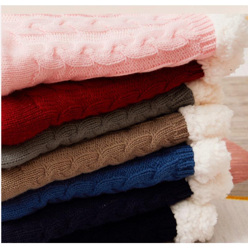 Floor Socks, Christmas Socks, Carpet Socks, Women's Autumn and Winter with Velvet Middle Tube