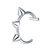 Trendy No-Punch Fake Lip Ring Clip - Hole-Free Piercing Jewelry