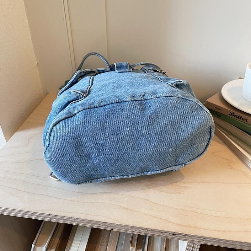 Denim Rucksack Große Kapazität Schüler Klassen Schultasche