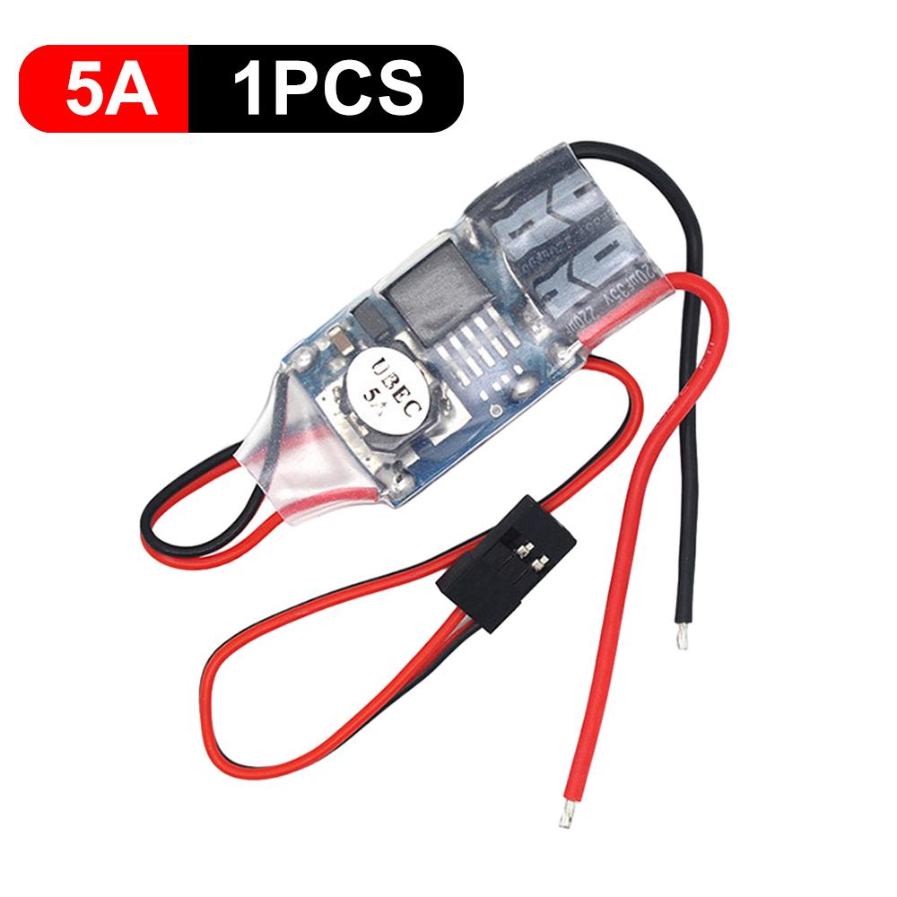 5V 3A 5A 7A 15A External UBEC Voltage Regulator Anti-interference Support 2S-12S Receiver Power Supply for RC Airplane Aircraft