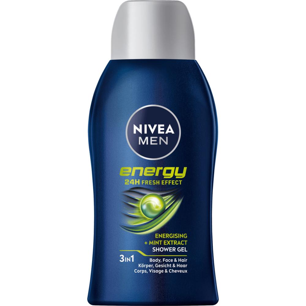 Nivea NIVEA Men Shower Gel Energy 3in1 Travel 50ml