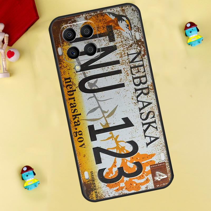 

Retro Funny License Plate Case For Samsung Galaxy M31 M21 M35 M12 M13 M14 M15 M06 M16 M36 M56 M53 M32 M52 M55 M34 M54 Samsung M21