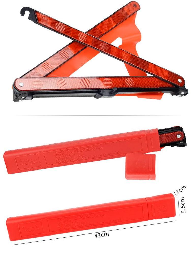 Vehicle Safety Reflective Triangle Warning Sign