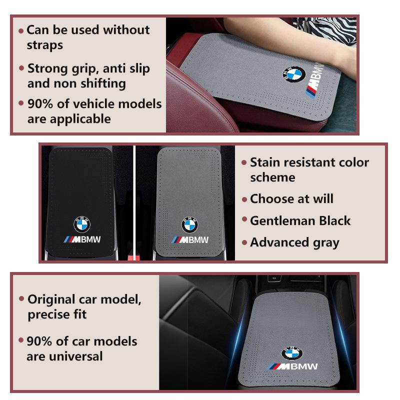 Car Seat Protection Center Console Armrest Mat Accessories For BMW M3 M5 X3 E93 F10 F20 F30 F40 F15 F25 F26 F31 F49 F86 TF0