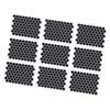 10 Pcs Mouse Grip Tape Hex Shape Super Thin Sweat Absorbing Anti Slip Black Acrylic Grip Sticker for