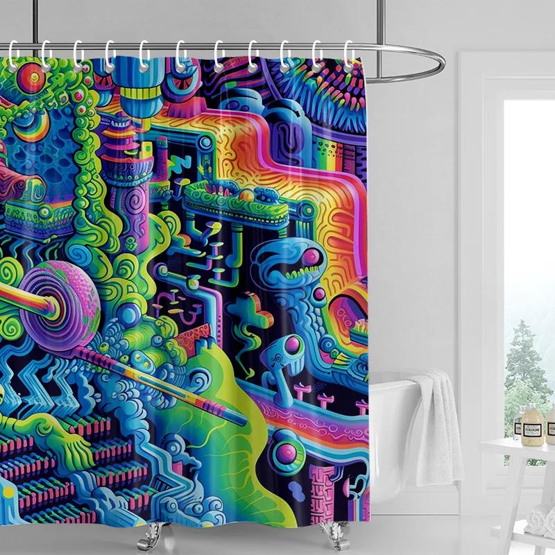 Domácí sprchové závěsy do koupelny voděodolná látka Moderní severský styl koupelnové závěsy sprchový závěs 180x200 240x180 aaaa