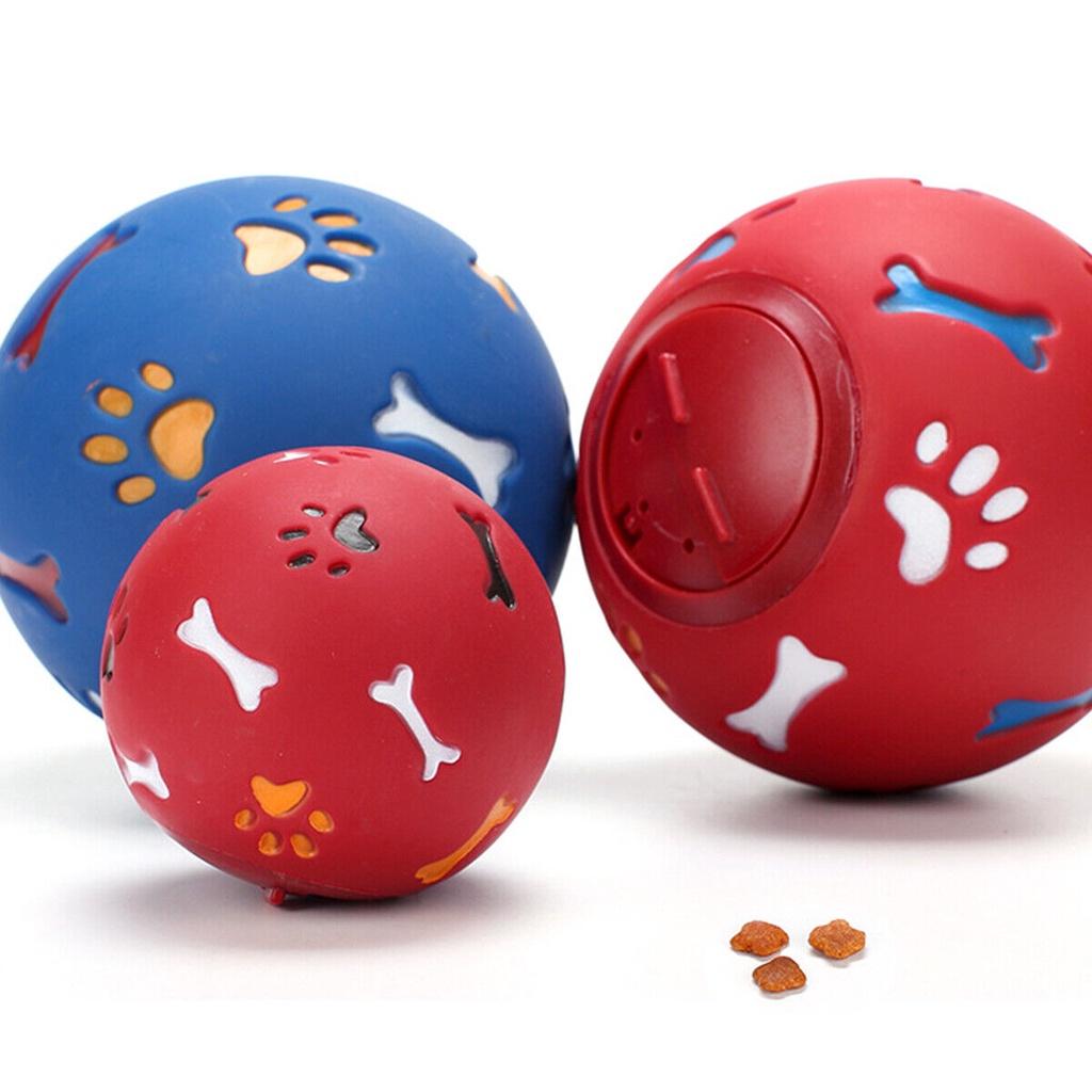 Fun Mental Stimulation Toy For Smart Dogs Rotating Leaky Food Ball