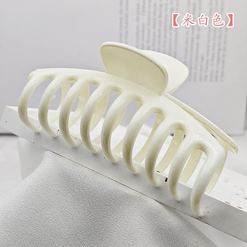 Popular Hairpin Large Keel Grab Clip Leopard Print Hair Claw Disc Hair Headgear Back Head Hair Accessories Shark Clip