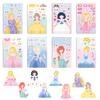 8 Cartoon Princess Face Change Guka Collage Hands-on DIY Handbook Mobile Phone Case Laptop Decoration Can Be Waterproof