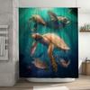 Luxurious Vintage Gold Shower Curtain Waterproof Decorative Bathroom Accessories Home Decor With Lurex Fabric Modern Design For