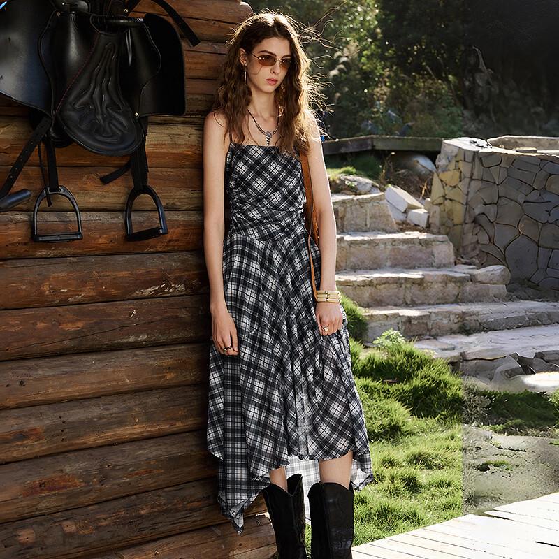 Chuyu 2026 Spring Knitted A-line Cami Dress