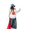 Spring 2026 One-Shoulder Off-the-Shoulder Pure Cotton Short Sleeve Women's T-shirt