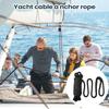 Corzi de acostare Coardă de nailon 5/8 inch X 15FT Corzi de acostare rezistente pentru bărci Pentru pescuit Navigație Ancorare Activități marine