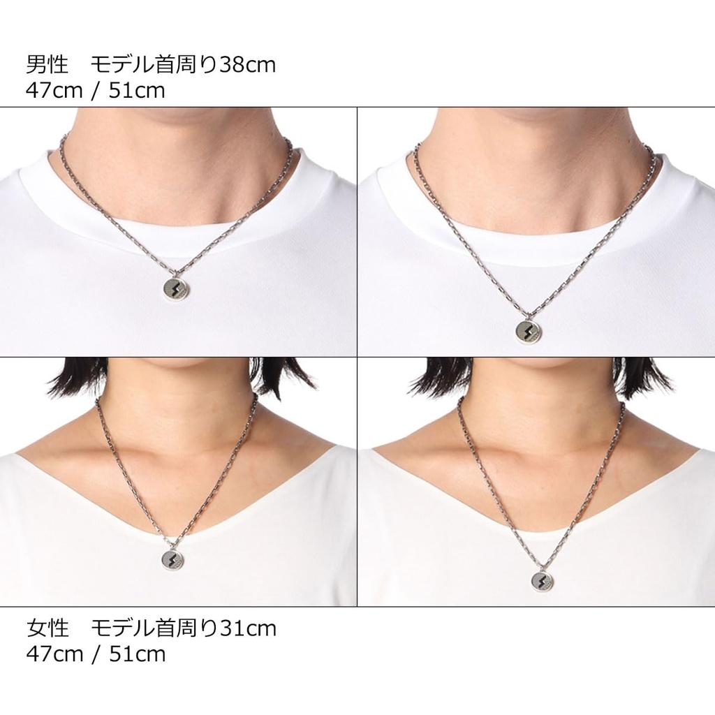 Colantotte SPORTS PRO Mag Titanium Necklace Natural 51cm RT150-RD