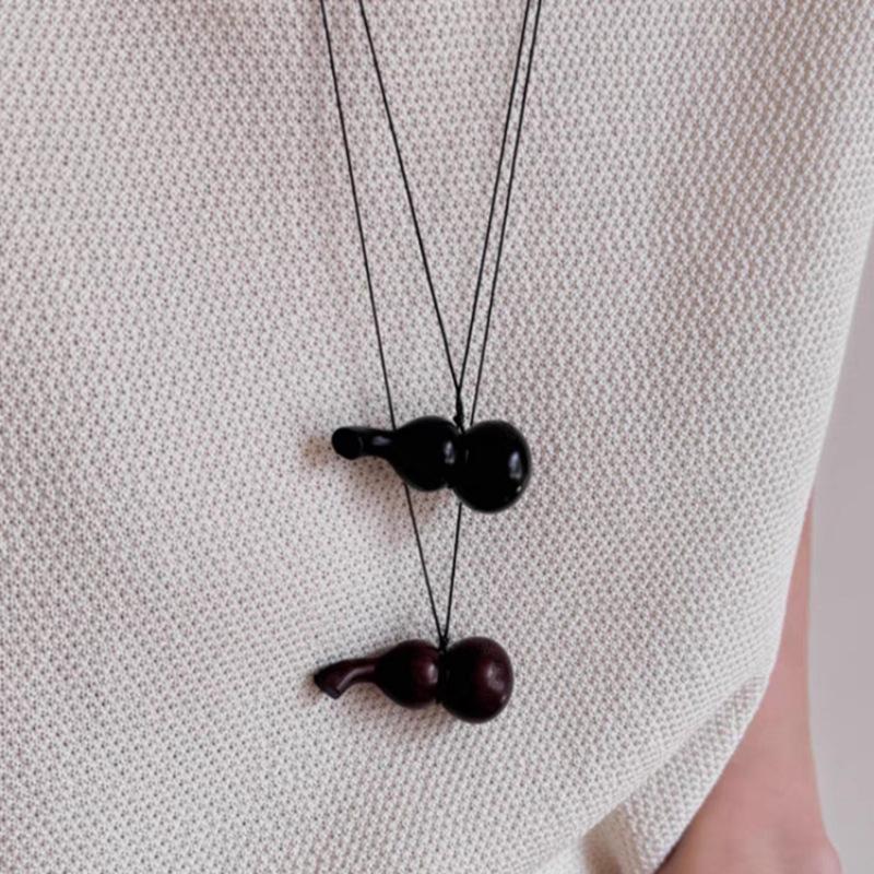 Gourd Necklace New Chinese Pendant Stacked Sweater Chain Light Luxury High-End Long Accessories Women