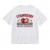Women's Trend Comfy Breathable Classic T-Shirt Mens Womens Tees Top Healthy Berry Design Printed Tee