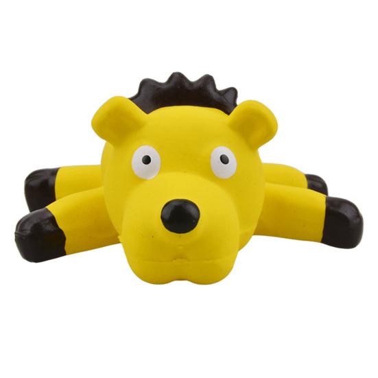 

Звуковые игрушки для облегчения скуки, чистка зубов, устойчивость к укусам, милый мультяшный лев, дизайн, интерактивная собака