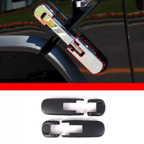 Cubierta de Tapa de Protección de Bisagra Lateral del Capó Negra Mate Para HUMMER H2 SUV SUT 2003-09
