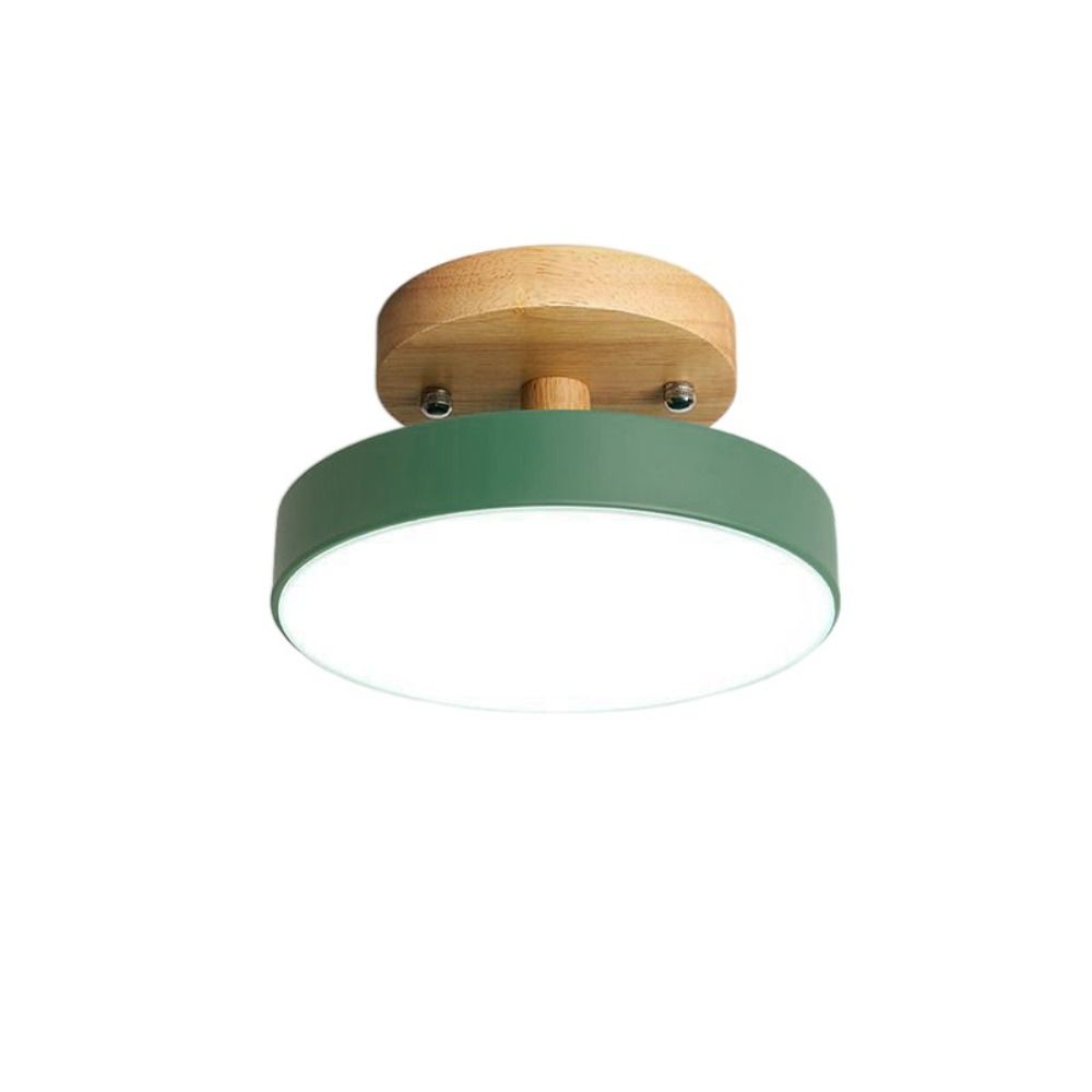 

Круглые светодиодные потолочные светильники Минималистичные точечные светильники Скандинавская потолочная люстра Внутреннее освещение Лобби Гостиная green-warm light