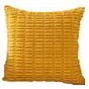 Durability Corduroy Cushion Cover with Invisible Zippered Close Enhances Any Decors Styles Standard Size 45x45cm