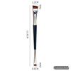 Professional Double-Headed Angled Eyeliner & Eyebrow Brush for Makeup and Beauty Applications
