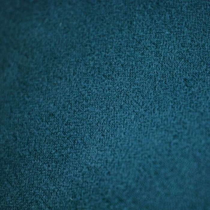 Coussin en suédine bleu intense 60x40