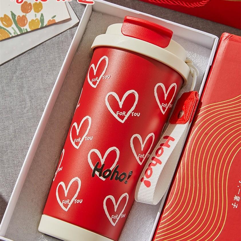 Taza Termo de Amor de Buen Aspecto Taza de Café de Moda Vaso de Agua para Negocios Regalo Taza para Pareja de Acero Inoxidable