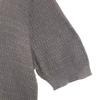 Emporio Armani Silk Blend Short sleeve knit 46 Gray Men's Used